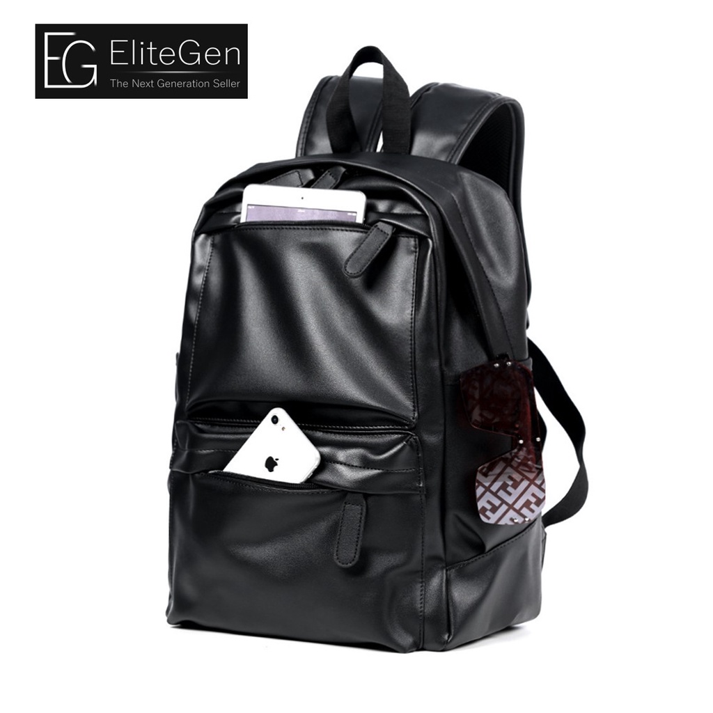 Tas Ransel Kulit  Pria - Backpack Kulit Pria Waterproof TP6060