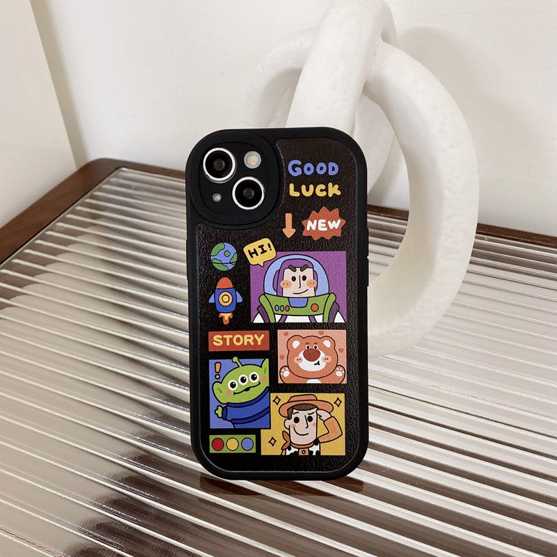 Toy Story Black Soft Case OPPO A9 A5 A31 A53 A33 2020 A7 A5S A12 A11K F9 F11 A15S A35 A52 A92 A54 A36 A96 A83 A57 A3S A16 A1 Pro Reno 35 6 7Z 9 Telepon Hitam Case Pria Man