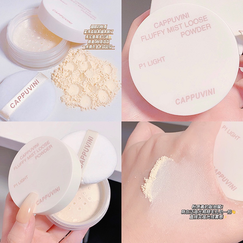 Oil Control Loose Powder Natural Bedak Super Fine Loose Powder - Bedak Tabu