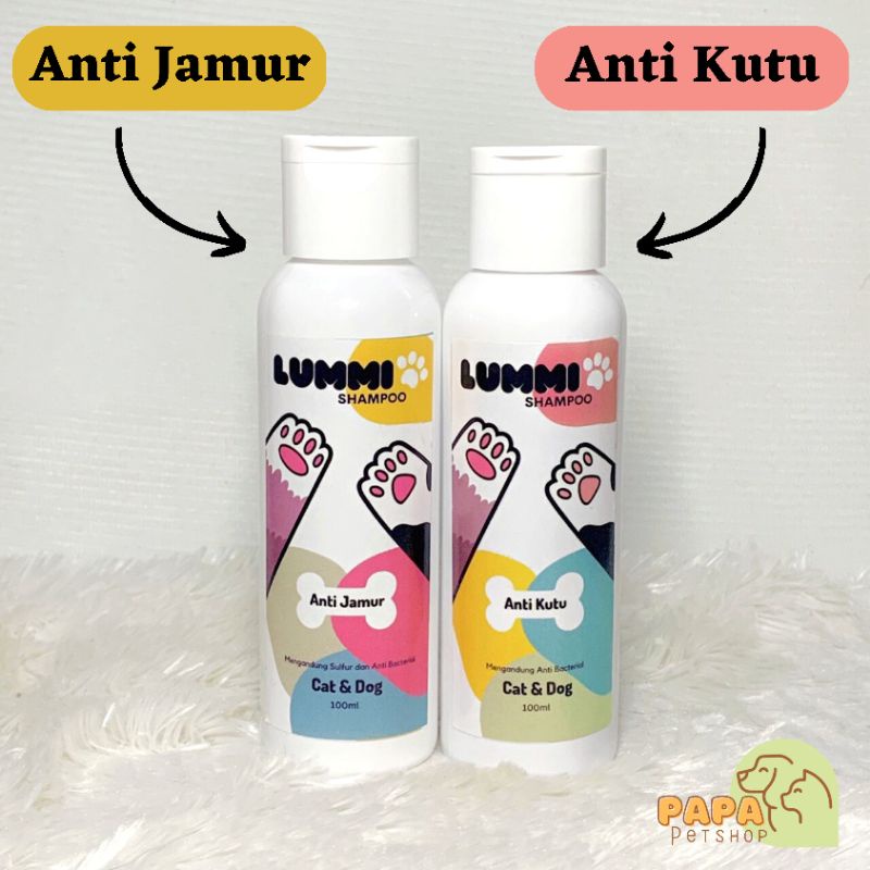 LUMMI Shampoo 250ml Anti Jamur dan Anti Kutu untuk Anjing Kucing Hewan Peliharaan