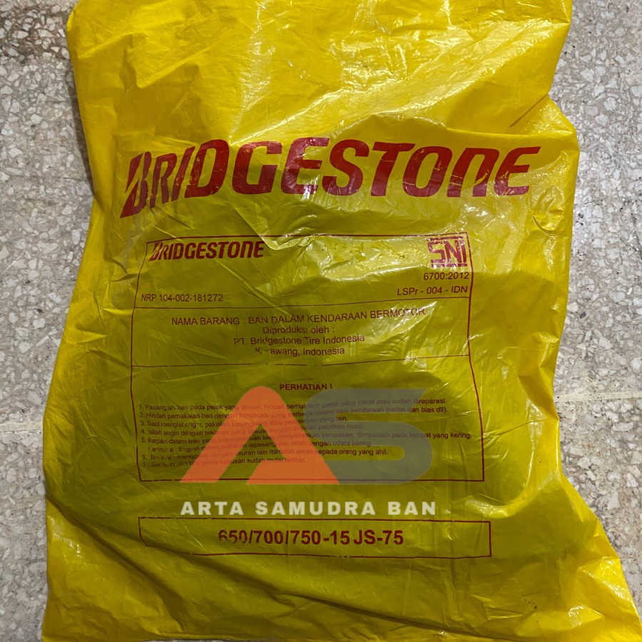 Ban Dalam Truk Bridgestone BS 650 / 700 / 750 6.50 / 7.00 / 7.50 - 15