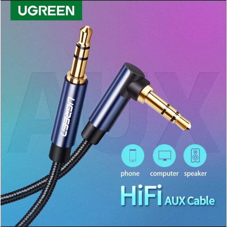 Ugreen Kabel Audio Jack 3.5 mm Extension - Ugreen 50361 Kabel Aux 3.5mm Audio Stereo Hifi