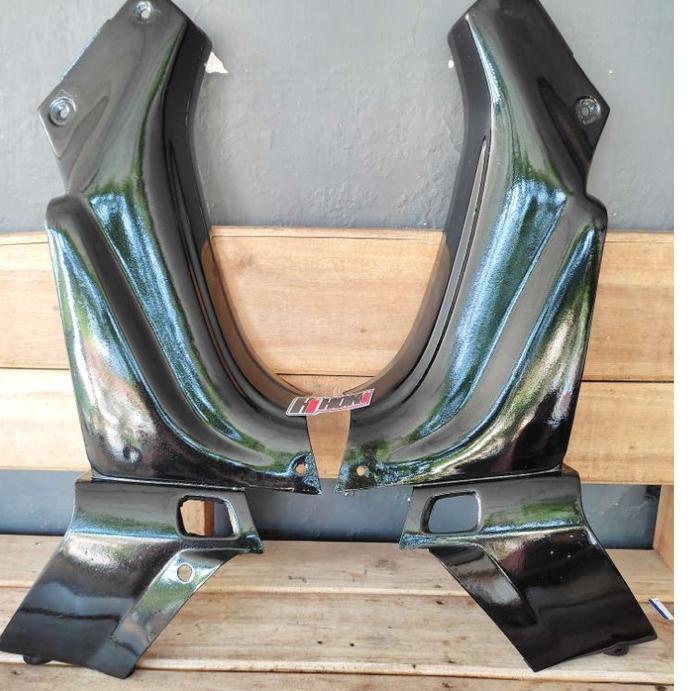 Tidak Diragukan.. Legshield Leksil Lengsil Body Depan Yamaha Champ