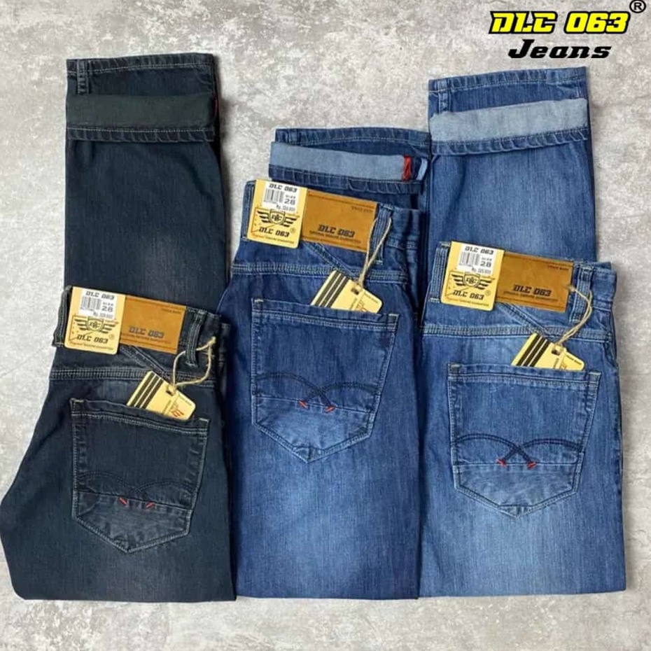 Celana Jeans Pria Panjang Reguler Original DLC // Celana Jeans Selvedge Original DLOCO 063 CARDINAL