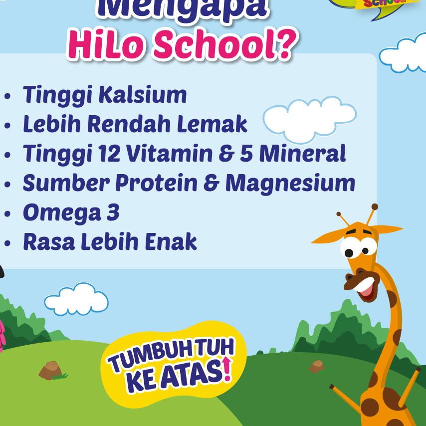 

SALE!!HiLo School Chocolate 750 gram - Susu Tinggi Kalsium Rendah Lemak|KD3