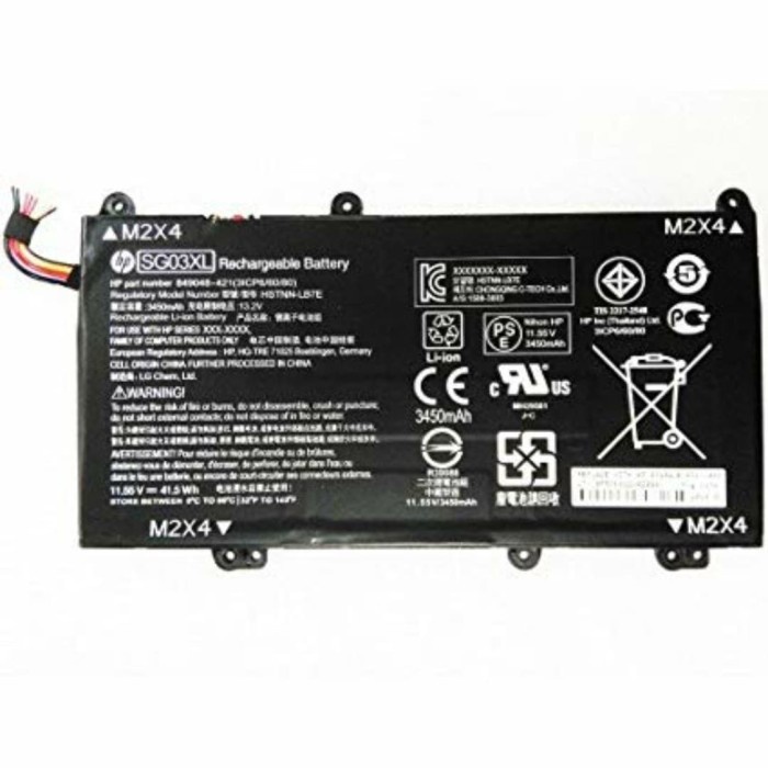 Baterai HP ENVY M7-U M7-U009DX SG03 SG03XL 17T-U 17-U TPN-I126 LB7F