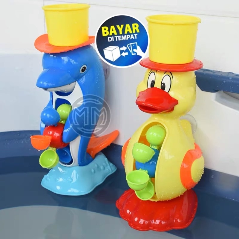 Mainan Mandi Kincir Air DOLPHIN Dan BEBEK YP36