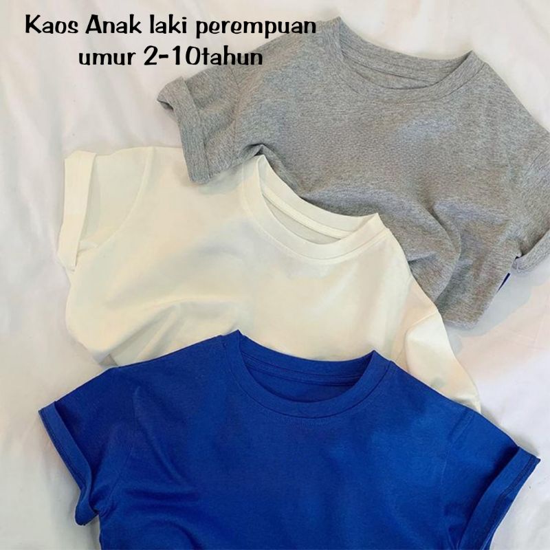 Kaos Anak Laki/perempuan Untuk anak 2 sampai 10 tahun Kaos oblong anak Baju Anak laki t-Shirt anak