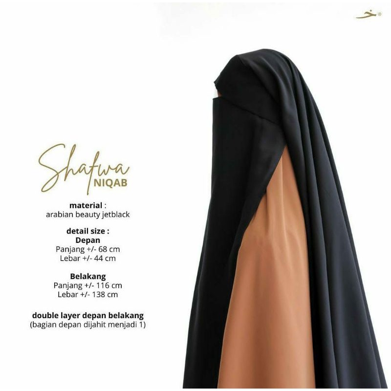SHAFWA NIQAB by Khadijah Indonesia