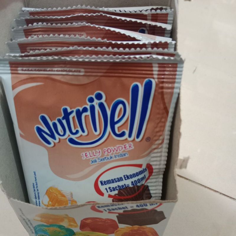 

NUTRIJELL COKLAT 20g/sachet Nutrijel jelly powder coklat jelly serbuk instan