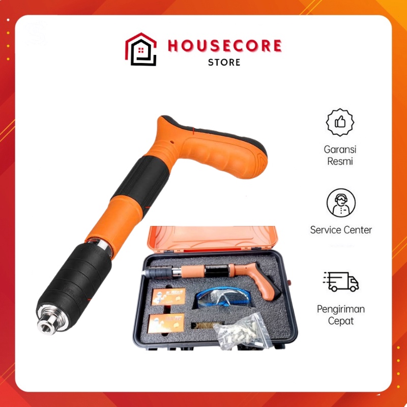 Alat Mesin Tembak Paku Beton,  Nail Gun Fastening Gun Ramset Gun Alat Paku Tembak Beton Kayu, Fasten