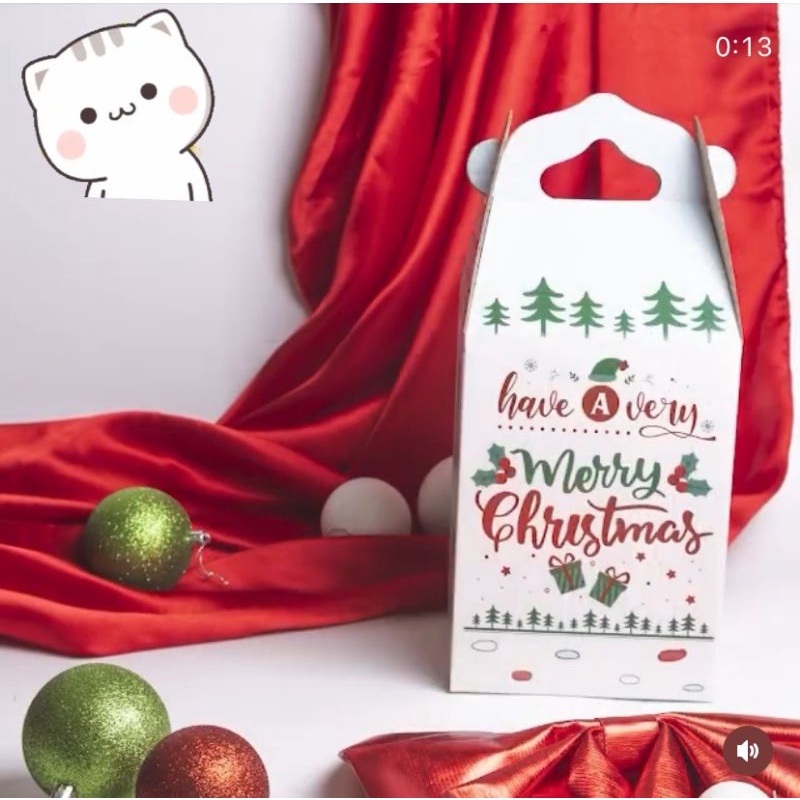 

READY KARDUS DUS HAMPERS BOX NATAL MERRY CHRISTMAS LUCU TOPLES KUE KERING BULAT 3 TOPLES BULAT 500 GRAM TENTENG JINJING