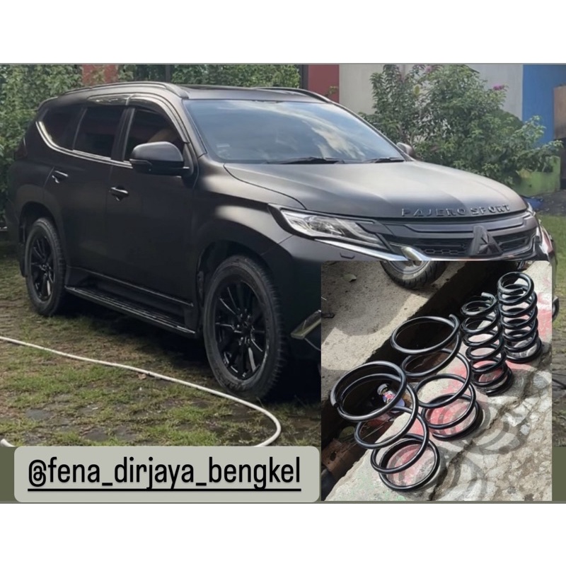 lowering kit Pajero sport (depan belakang)