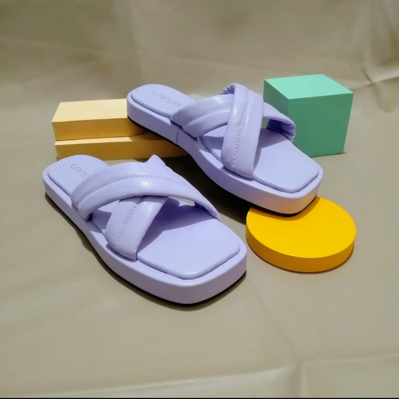 WULAN - Sandal Sammer Wanita Terbaru Sendal Wanita Platfrom-Lavender