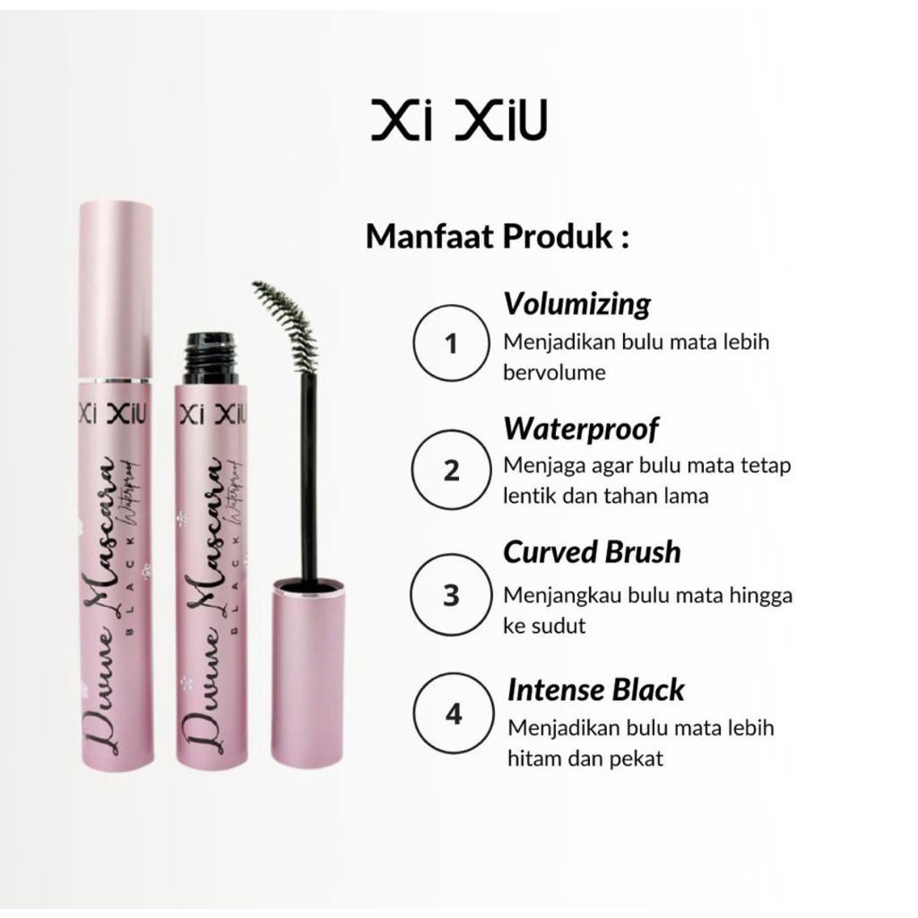 Xi XiU DIVINE MASCARA BLACK WATERPROOF