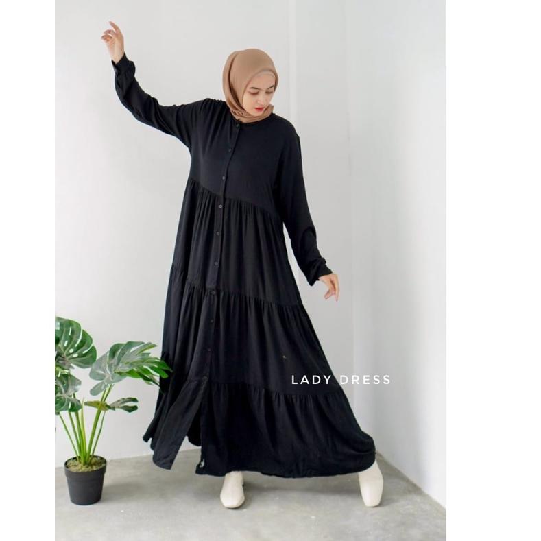 Harga Termurah Lady Dress Cotton Twill Armany by Yayuku