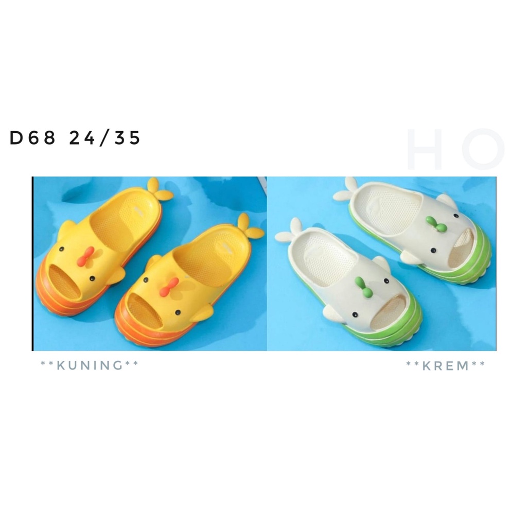 11.11   TERMURAH Sandal Slop Anak-anak Sandal IMPORT kekinian  24-35