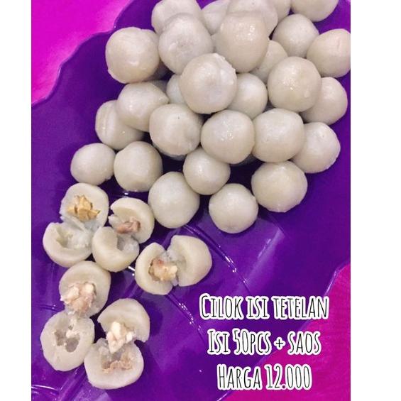 

【Penjualan Terbaik】✅COD Cilok Frozen Isi Tetelan Nikmat Sejati (isi 50 pcs)