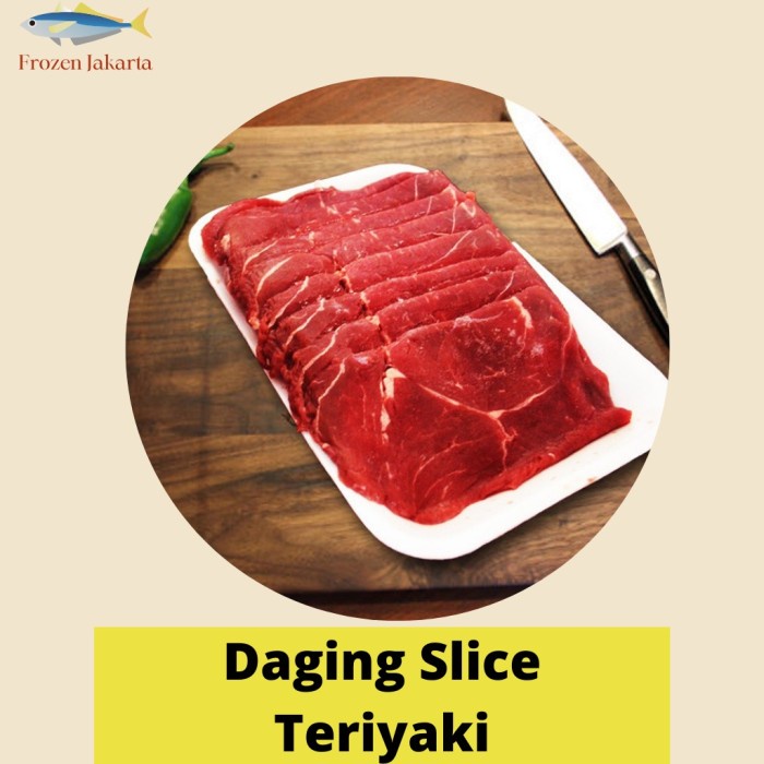 

DAGING SUKIYAKI/YAKINIKU DAGING AUS SLICE BEEF 500 GRAM FROZEN JAKARTA