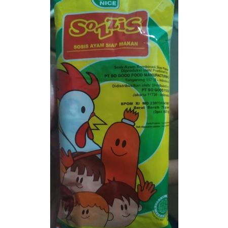 

Sozzis So Nice Sosis Ayam Siap Makan 75g(3pcs@25g)