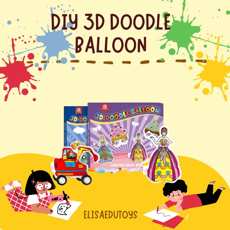 

Mobee 3D doodle ballon DIY craft art