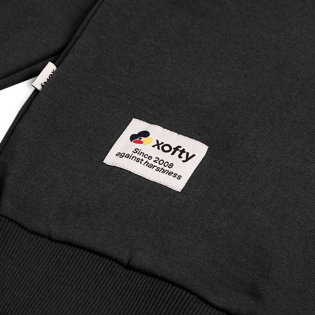 Xofty Sweater Crewneck Rugby Regular Fit Pria Dan Wanita Salvia