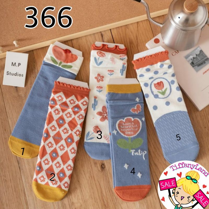 kaos kaki panjang wanita katun 366