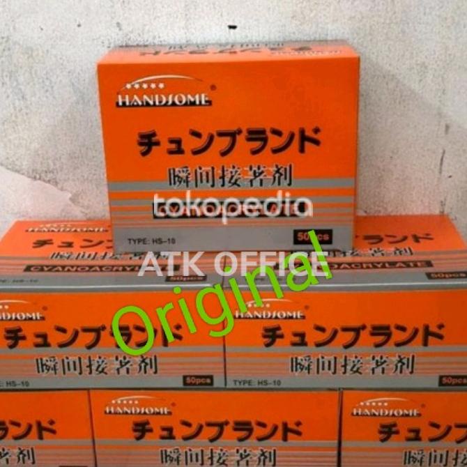 

Lem korea Handsome 1 dus (50pcs) Terlaris Termurah Lem serbaguna