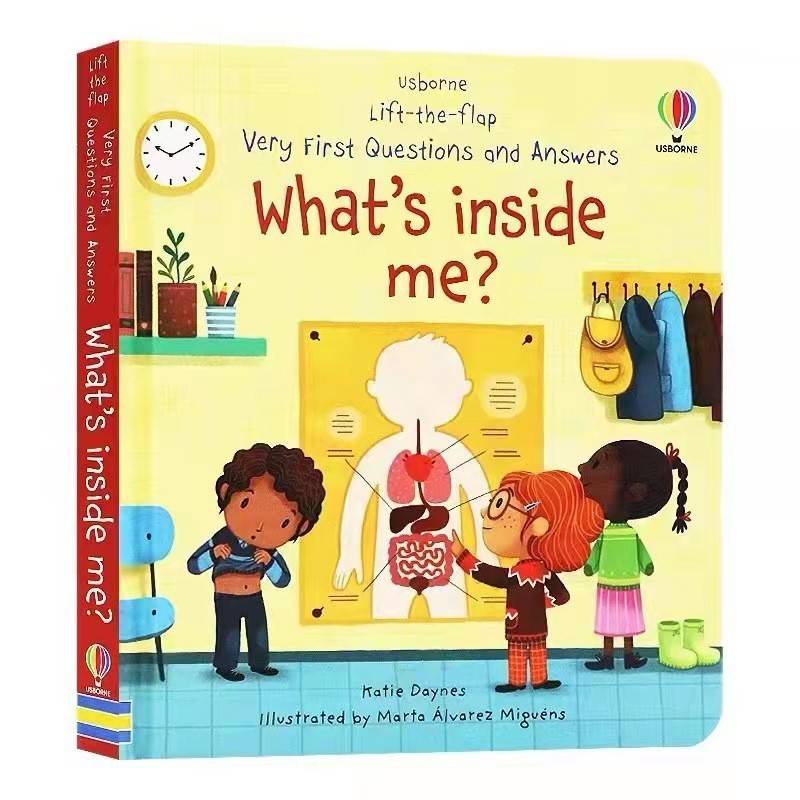 HNK buku edukasi cerita anak Tebal | USBORNE LIFT - THE - FLAP (Q&amp;A)