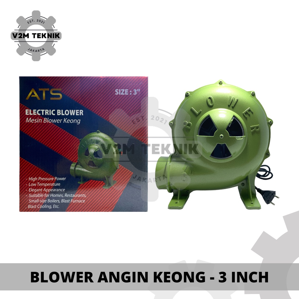 ATS Blower Keong 3 Inch / Mesin Blower Angin 3" / Elektrik Blower 3" / Blower Angin Keong 3 Inch