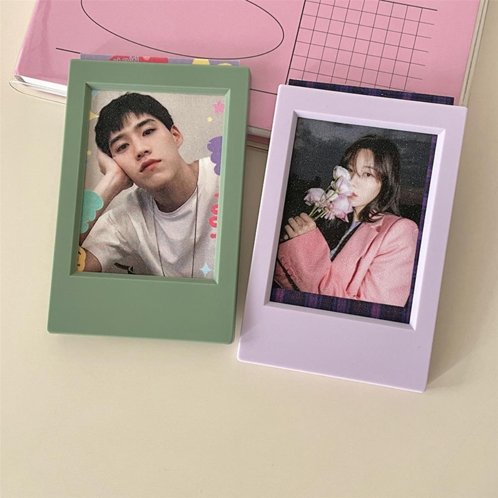 [Elegan] Tempat Foto Mini Kreatif Tempat Foto Polaroid Home Decor Mudah Digunakan Classic Photo Holder