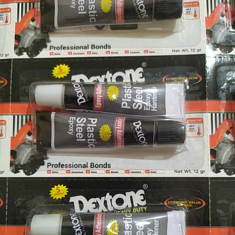 

チ Lem besi kayu serbaguna/ lem dextone 5 menit 12 gr lem besi kayu harga 1 set (lem epoxy + hardener) ㊟