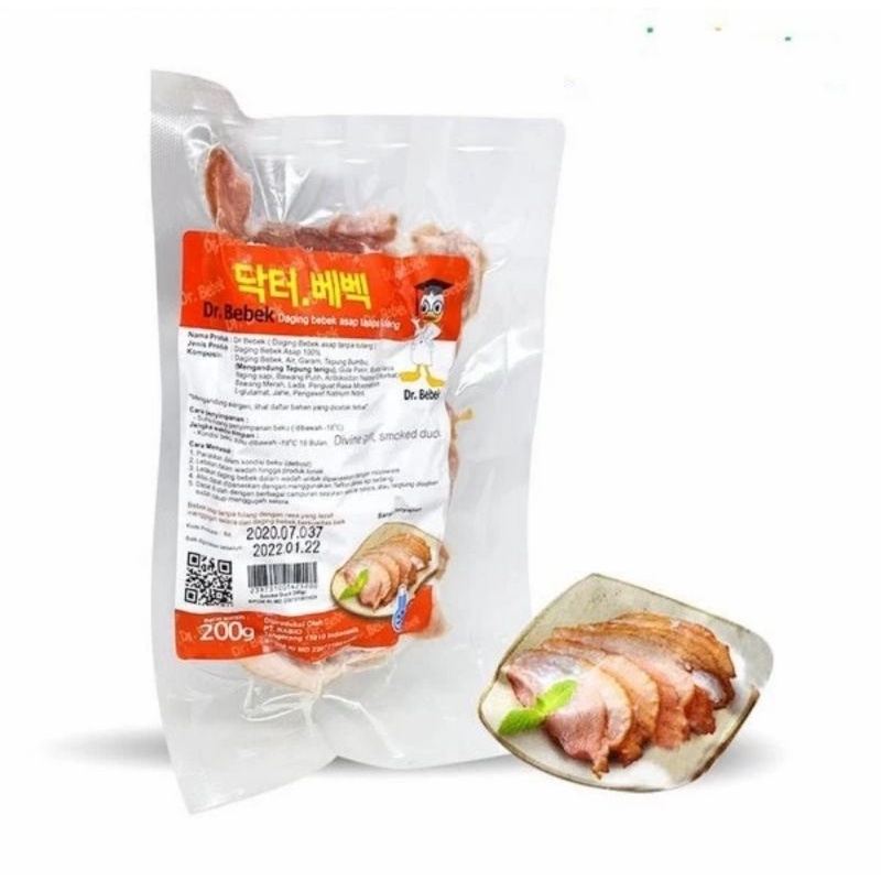 

Dr. Bebek Smoke / Daging Bebek Asap Frozen 200 gram