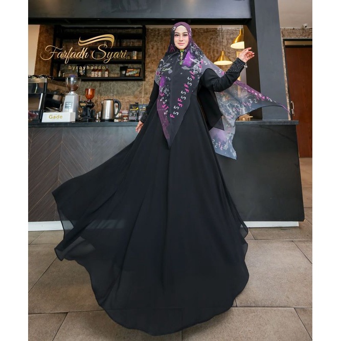 (COD) Gamis Syari Ameena by Farfadh Syari