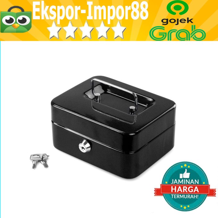 Brankas Celengan Brankas Money Box Kotak Penyimpanan Uang Mini Kunci Manual