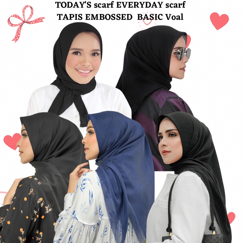 Today's scarf by buttonscarves jet Black catalina blue everyday scarf basic voal buttonscarves