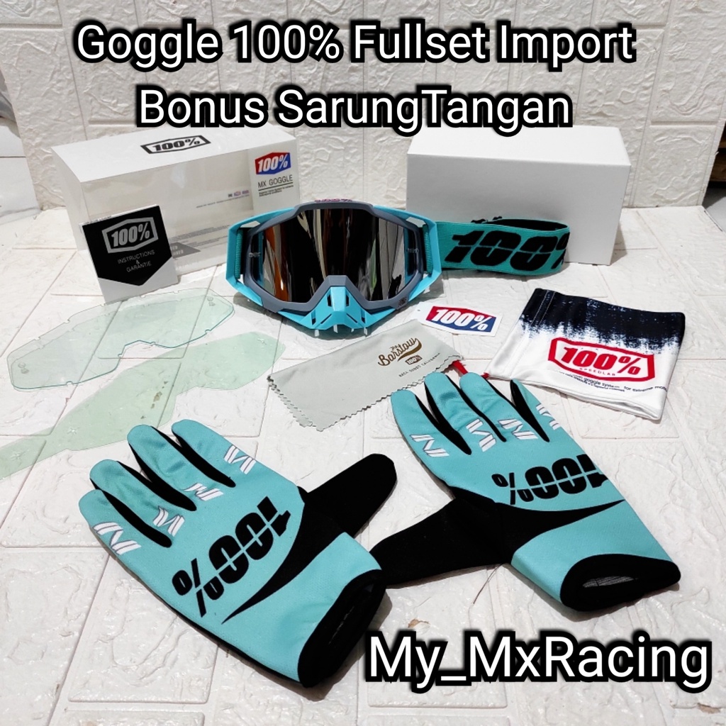 kacamata goggle trail sunmori fullset import dengan kualitas premium BONUS sarung tangan kacamata goggle trail cross terlaris fullset 019 BISA COD