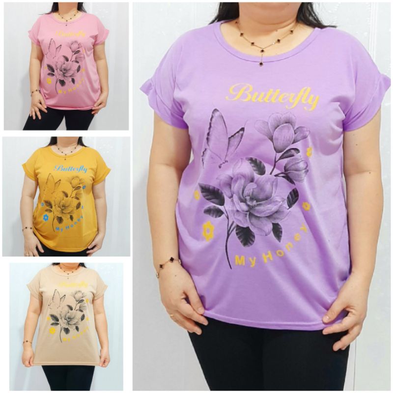 KAOS JUMBO WANITA LD BESAR 70KG UP