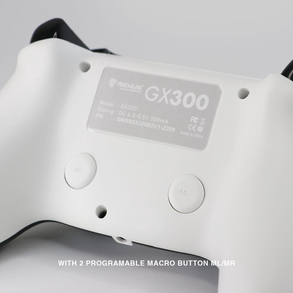 Bluetooth Gamepad Controller Android/PS/PC Rexus GLADIUS GX300 GX-300 Multiplatform Bluetooth Gamepad