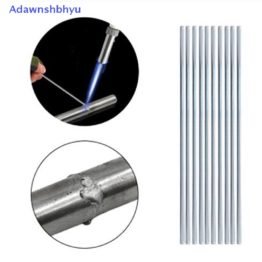 Adhyu 10Pcs Welding Rod Kawat Las Solder Aluminium Suhu Rendah Tongkat Las ID