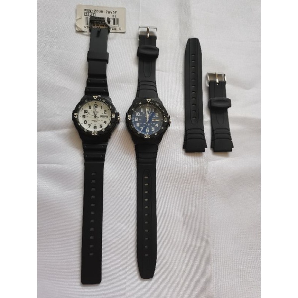 Tali Jam Tangan Casio Mrw 200H Mrw-200HPremium Rubber