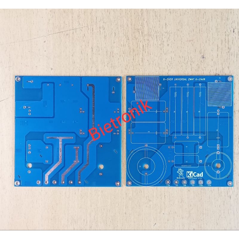 PCB CROSSOVER 2 WAY Universal 24dB Dauble layer