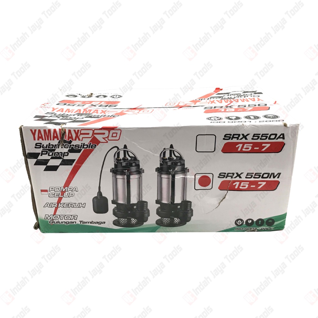 YAMAMAX PRO SRX 550 Pompa Celup 2 Inch Air Kotor Bersih Keruh Sungai