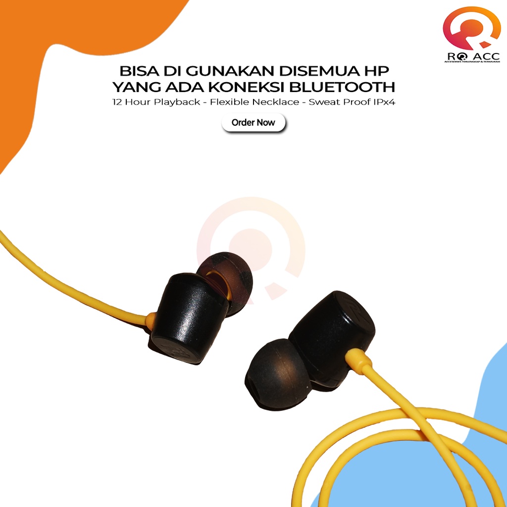 [RO ACC]HEADSET BLUETOOTH EARPHONE REALME BL-R2 SPORT ALL TIPE HP