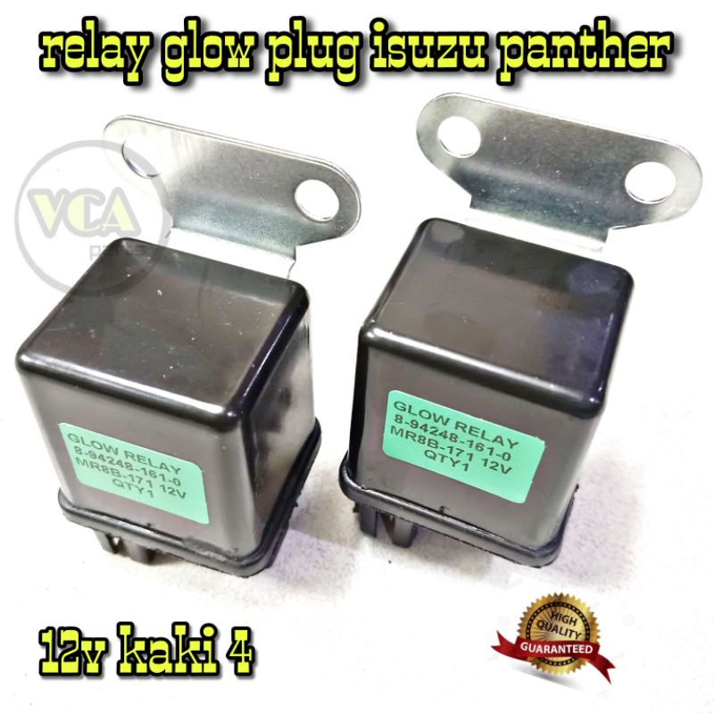 RELAY GLOW PLUG ISUZU PANTHER 12V KAKI 4 ( 4 P ).