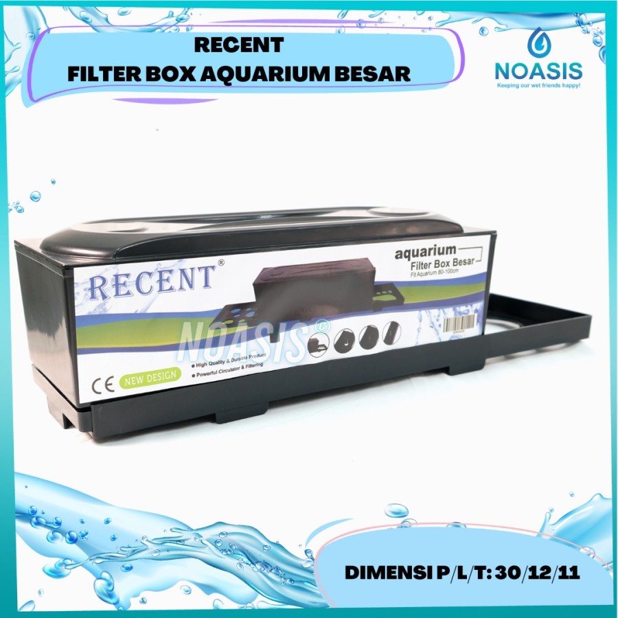 Box Filter Besar Aquarium Filter Box Kosong Noasis