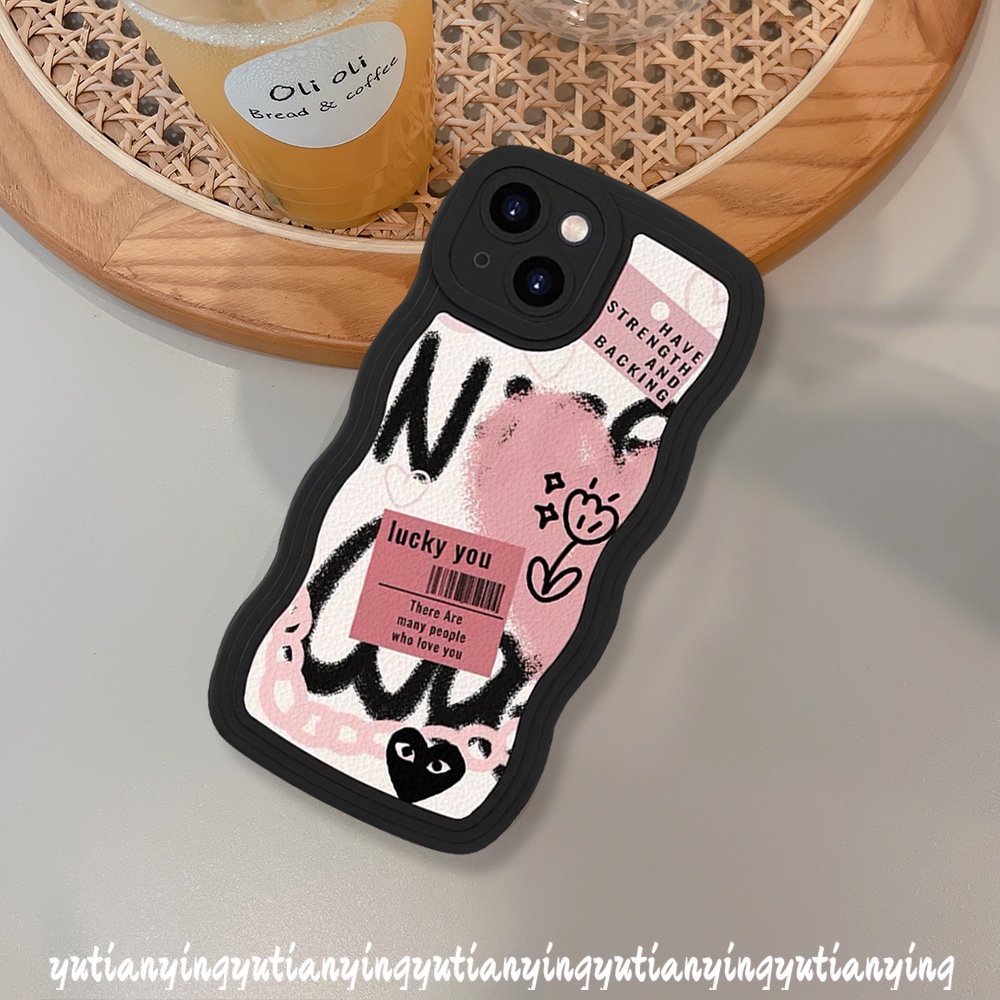 Case Untuk Samsung A04 A04 A04s A03s A13 A50s A03 A23 A04E A02s A52 A12 A20s A50 A53 A32 A51 A22 A30 A20 A31 A30 A52s A11 A21s A33 Comme des Garcons Graffiti Love Heart Soft Flower Case