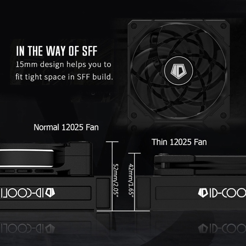 Bt 12015XT 120mm PWM PC Case Fan Ultra Slim Tenang Komputer CPU Air Cooler Fan 1.92W 7V 12015XT Radiator Cooling Fan