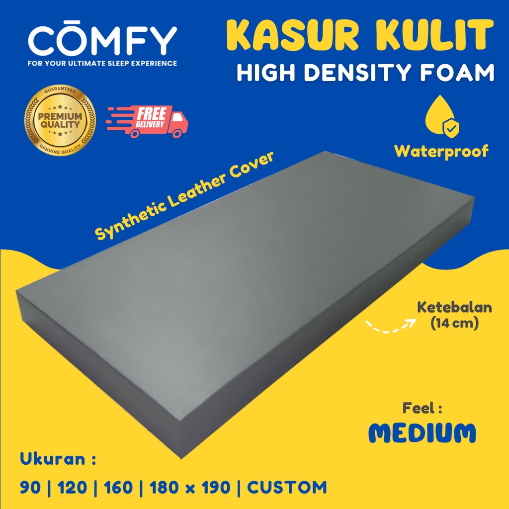 Kasur Busa Super Kulit Oscar Premium Anti Air / Matras Waterproof / Kasur Anti Air / Kasur Kulit