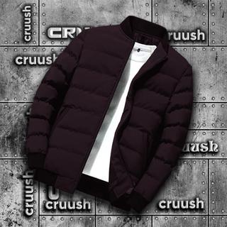 Jaket Puffer Cruush Maroon - Jaket Puffer Parasut Pria Wanita Size M L XL XXL - Jaket Puffer Bulu Angsa Bahan Tebal Premium Unisex